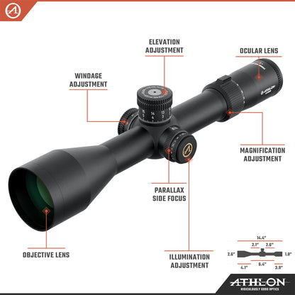 Athlon Cronus BTR GEN2 UHD 4.5-29x56 APRS1 FFP IR MIL Reticle