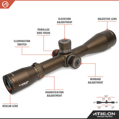 Athlon Ares ETR UHD 4.5-30x56 APLR2 FFP IR MOA Reticle