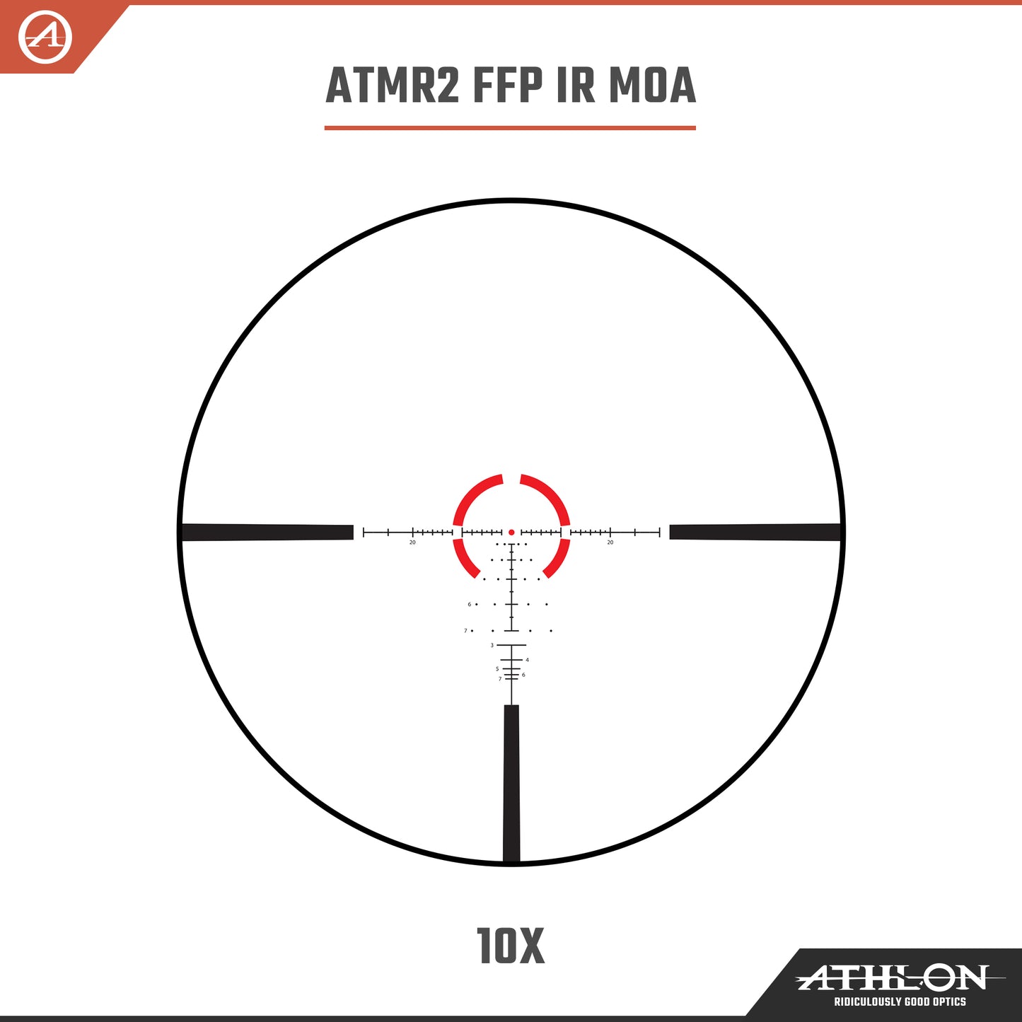 Athlon Ares ETR UHD 1-10x24 ATMR2 FFP IR MOA Reticle