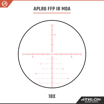 Athlon Ares ETR UHD 3-18x50 APLR6 FFP IR MOA Reticle