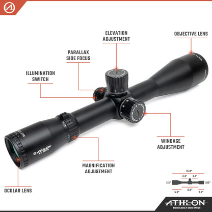 Athlon Ares ETR UHD 4.5-30x56 APRS6 FFP IR MIL Reticle