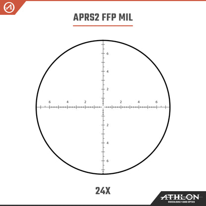 Athlon Midas TAC HD 6-24x50 APRS2  FFP MIL Reticle